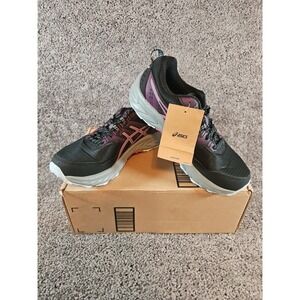 Womens Aasics 8.5 Black And Purple Running Shoes. NWT